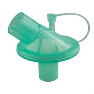 Фільтр дихальний вірусо-бактеріальний MEDICARE, електростатичний з портом, для дорослих, кутовий